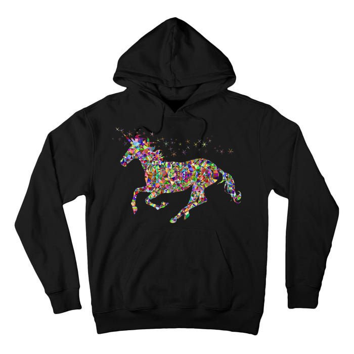 Colourful Horse Unicorn Gift Tee Tall Hoodie