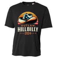 Cow Hat Us Election Day Vintage Outlaw Hillbilly 2024 Cooling Performance Crew T-Shirt