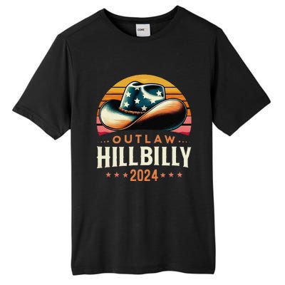 Cow Hat Us Election Day Vintage Outlaw Hillbilly 2024 Tall Fusion ChromaSoft Performance T-Shirt