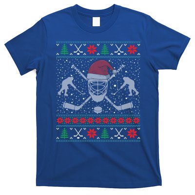 Christmas Hockey Ugly Christmas Xmas Cool Gift T-Shirt