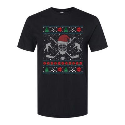 Christmas Hockey Ugly Christmas Xmas Cool Gift Softstyle CVC T-Shirt