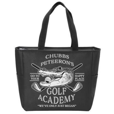Chubbs Peteeron's Golf Academy Zip Tote Bag