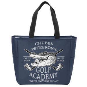 Chubbs Peteeron's Golf Academy Zip Tote Bag