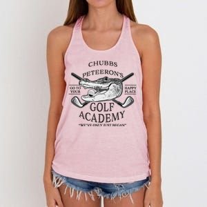 Chubbs Peteeron's Golf Academy Women's Knotted Racerback Tank