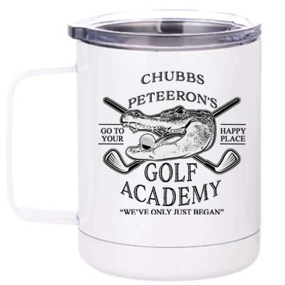 Chubbs Peteeron's Golf Academy 12 oz Stainless Steel Tumbler Cup