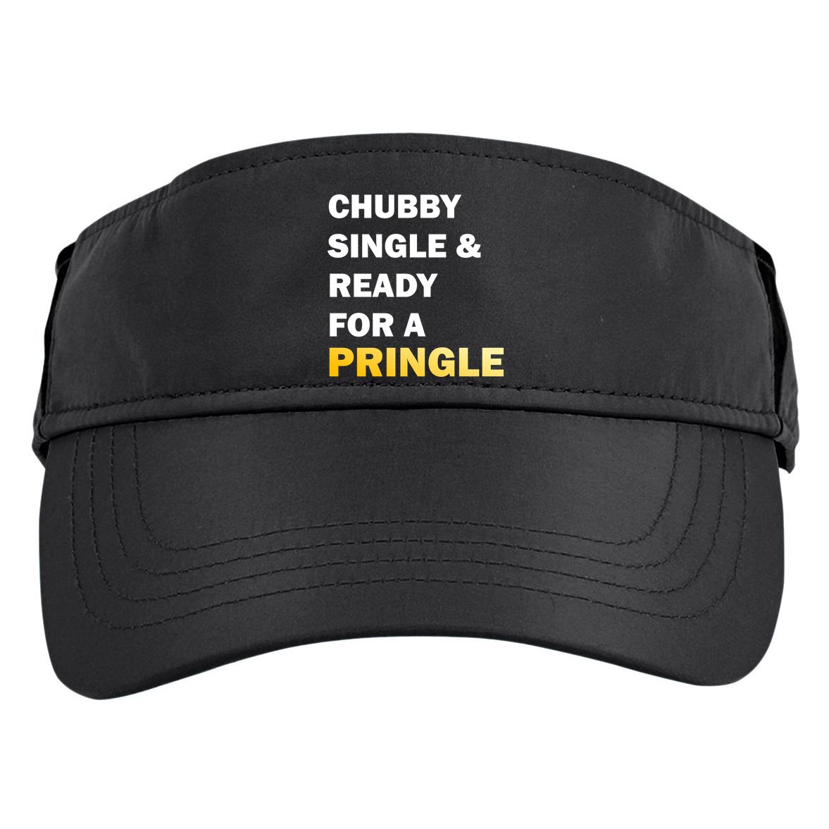Chubby Single & Ready For A Pringle Adult Drive Performance Visor