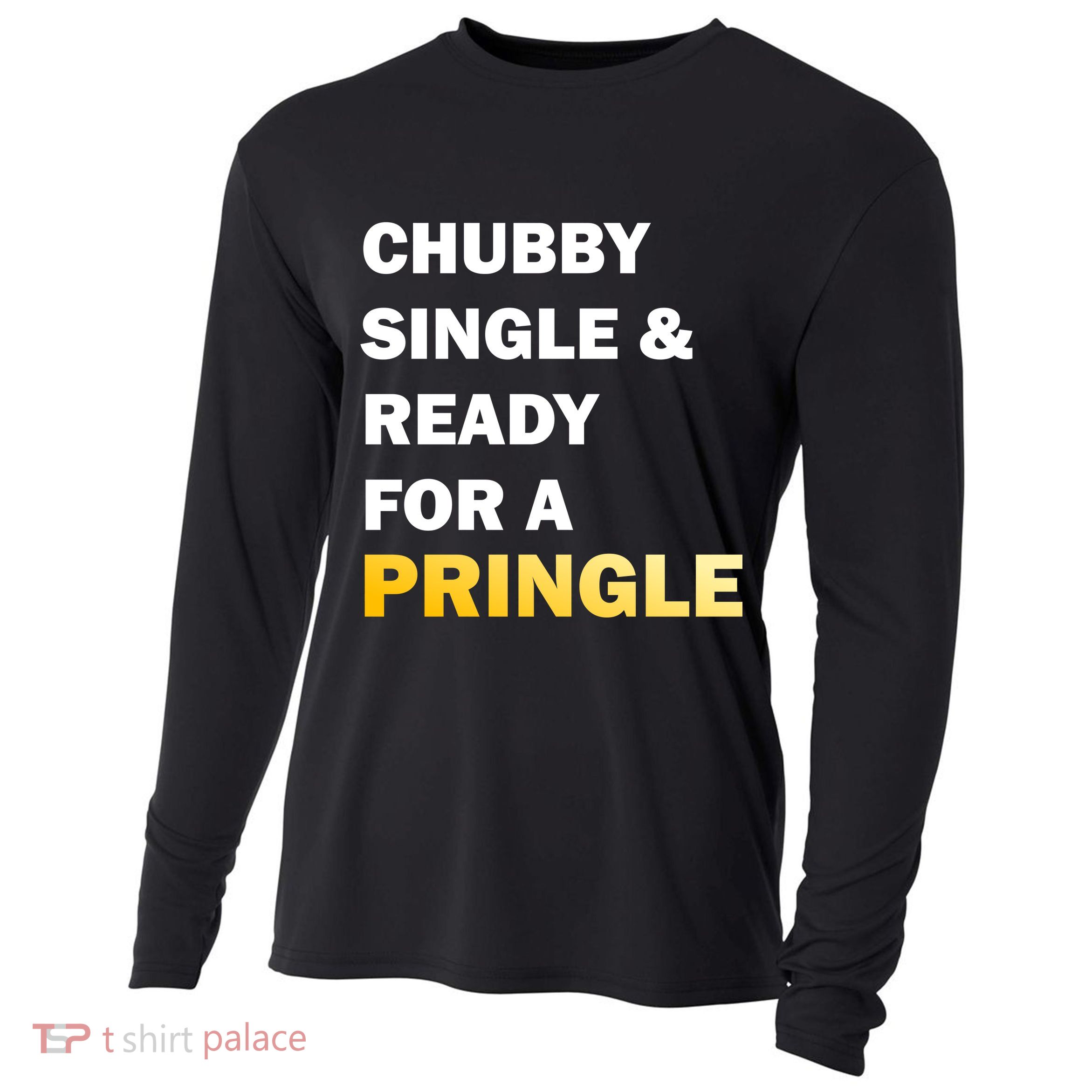 Chubby Single & Ready For A Pringle Cooling Performance Long Sleeve Crew