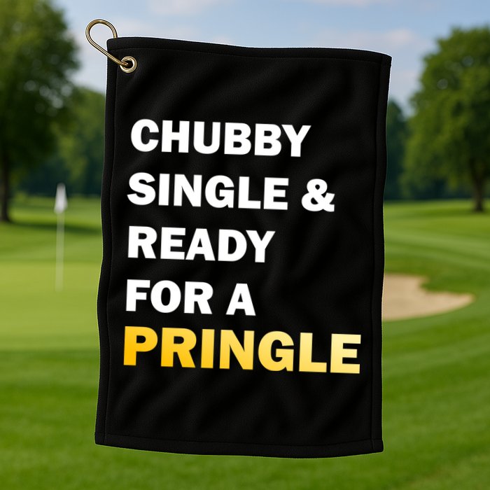 Chubby Single & Ready For A Pringle Golf Towel
