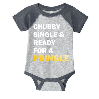 Chubby Single & Ready For A Pringle Infant Baby Jersey Bodysuit