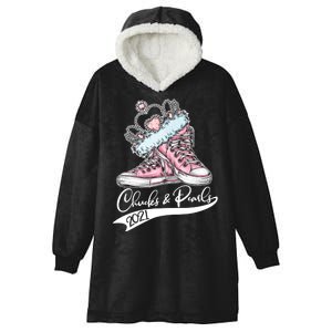 Chucks & Pearls 2021 Crown Madam Vice President Kamala Harris  Hooded Wearable Blanket