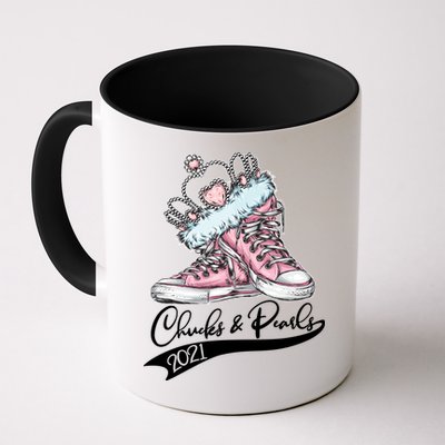Chucks & Pearls 2021 Crown Madam Vice President Kamala Harris  Mug