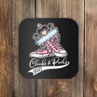 Chucks & Pearls 2021 Crown Madam Vice President Kamala Harris  Coaster