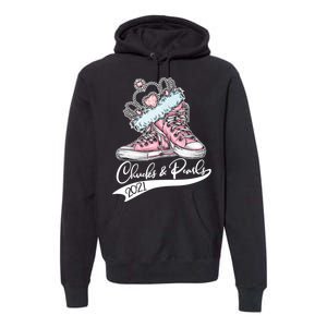 Chucks & Pearls 2021 Crown Madam Vice President Kamala Harris  Premium Hoodie