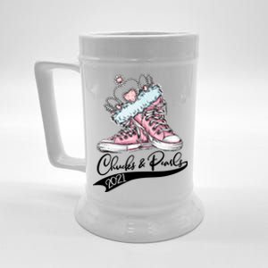 Chucks & Pearls 2021 Crown Madam Vice President Kamala Harris  Beer Stein