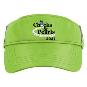 Chucks And Pearls 2021 Kamala Harris Adult Drive Performance Visor