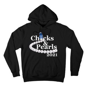 Chucks And Pearls 2021 Kamala Harris Hoodie