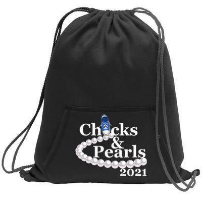 Chucks And Pearls 2021 Kamala Harris Sweatshirt Cinch Pack Bag