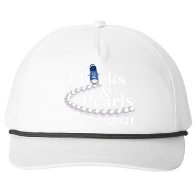 Chucks And Pearls 2021 Kamala Harris Snapback Five-Panel Rope Hat