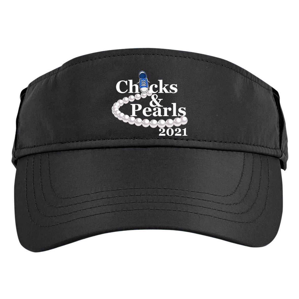 Chucks And Pearls 2021 Kamala Harris Adult Drive Performance Visor