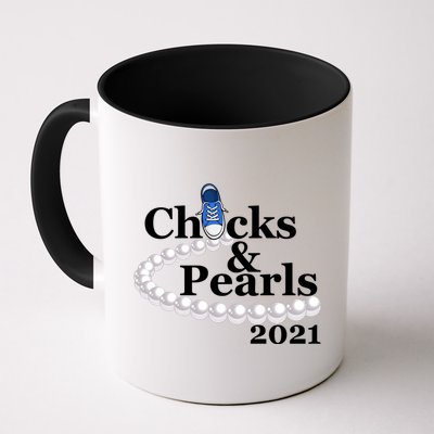Chucks And Pearls 2021 Kamala Harris Mug