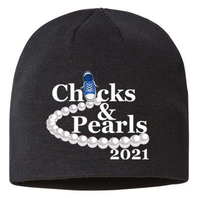 Chucks And Pearls 2021 Kamala Harris Sustainable Beanie