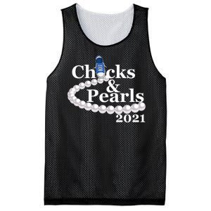 Chucks And Pearls 2021 Kamala Harris Mesh Reversible Basketball Jersey Tank