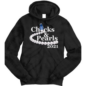 Chucks And Pearls 2021 Kamala Harris Tie Dye Hoodie