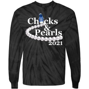 Chucks And Pearls 2021 Kamala Harris Tie-Dye Long Sleeve Shirt