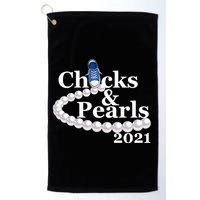 Chucks And Pearls 2021 Kamala Harris Golf Towel