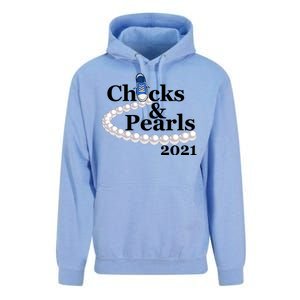 Chucks And Pearls 2021 Kamala Harris Unisex Surf Hoodie