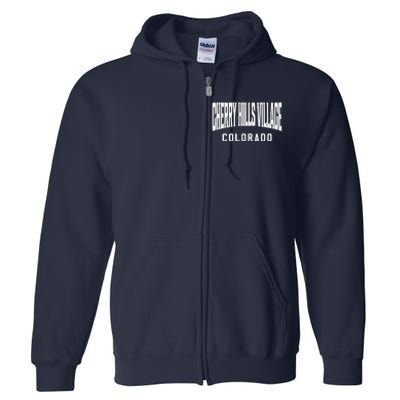 Cherry Hills Village Colorado Full Zip Hoodie