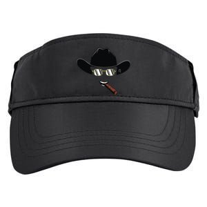 Cowboy Hat Victory Cigar Adult Drive Performance Visor