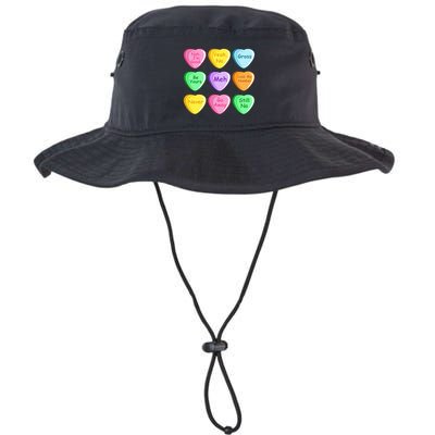 Candy Heart Valentines Day Funny Sarcastic Love Joke Bucket Hat
