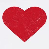 Cute Heart Valentines Day Vintage Distressed Red Visor