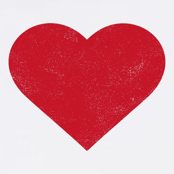 Cute Heart Valentines Day Vintage Distressed Red Visor