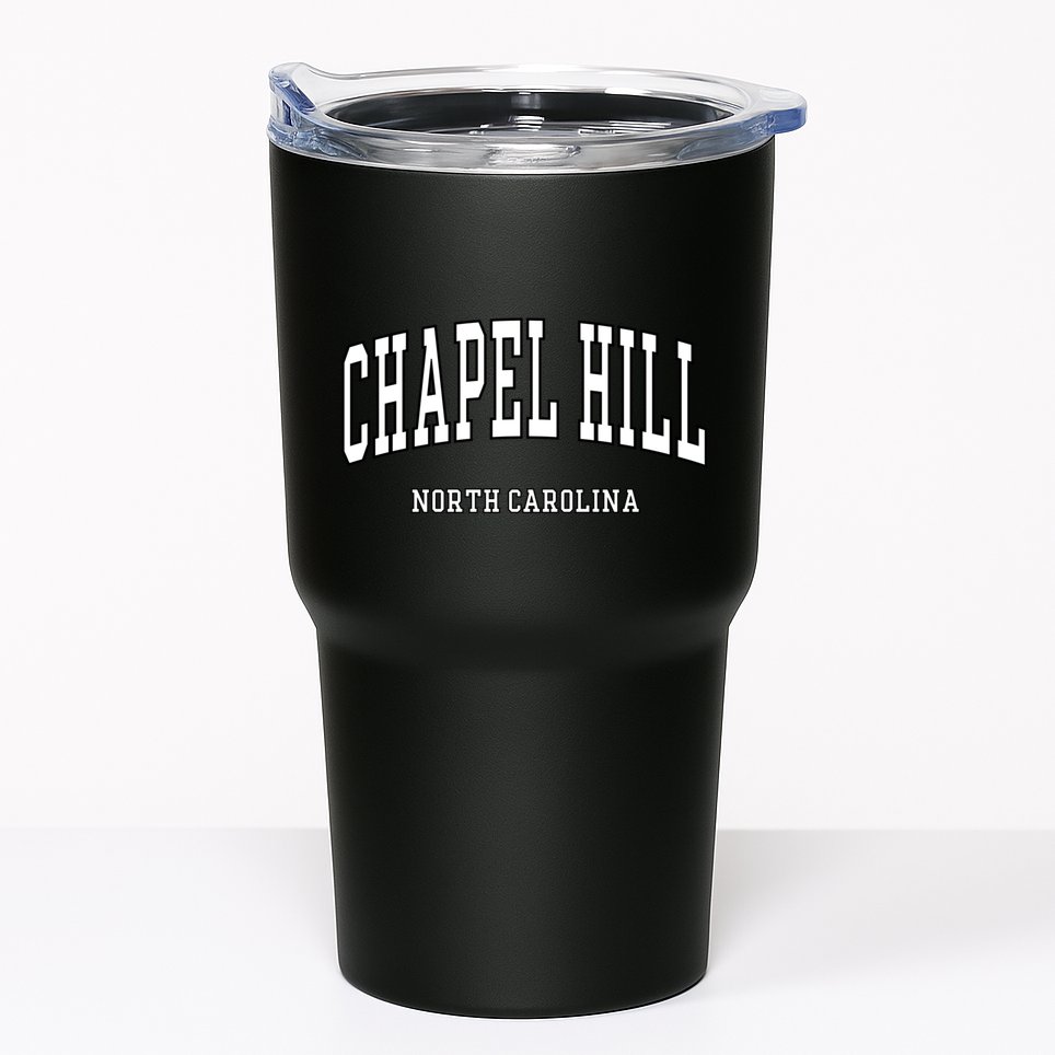 Chapel Hill Vintage Classic Design Text North Carolina Nc Tumbler