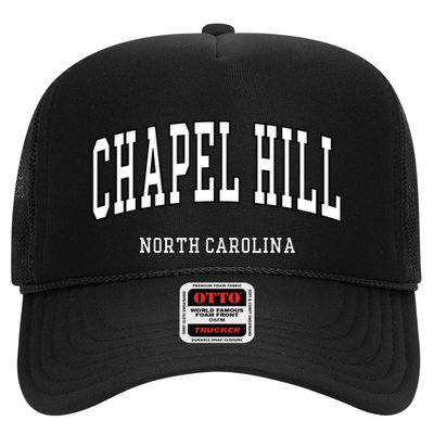 Chapel Hill Vintage Classic Design Text North Carolina Nc Trucker Hat
