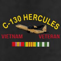C130 Hercules Vietnam War C 130 Vietnam Veteran 7 Panel Mesh Trucker Snapback Hat