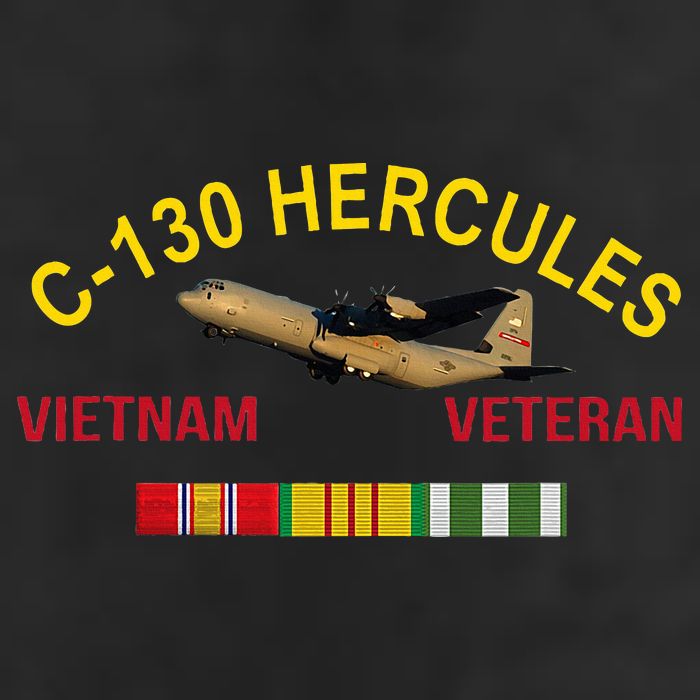C130 Hercules Vietnam War C 130 Vietnam Veteran 7 Panel Mesh Trucker Snapback Hat