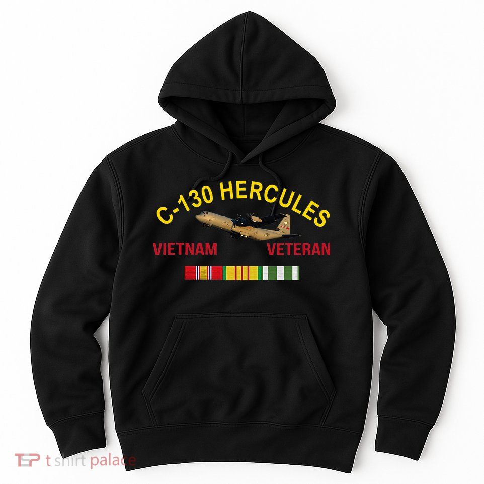 C130 Hercules Vietnam War C 130 Vietnam Veteran Hoodie