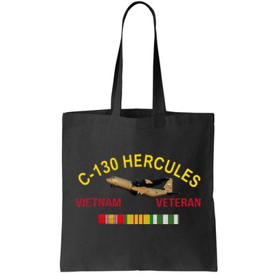 C130 Hercules Vietnam War C 130 Vietnam Veteran Tote Bag