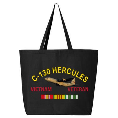 C130 Hercules Vietnam War C 130 Vietnam Veteran 25L Jumbo Tote