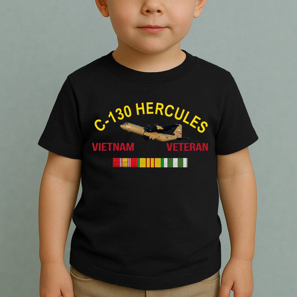 C130 Hercules Vietnam War C 130 Vietnam Veteran Toddler T-Shirt