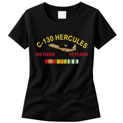 C130 Hercules Vietnam War C 130 Vietnam Veteran Womens T-Shirt