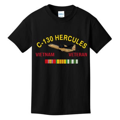 C130 Hercules Vietnam War C 130 Vietnam Veteran Kids T-Shirt