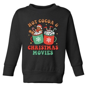 Cozy Holiday Vibes Festive Gingerbread Man Mug Toddler Sweatshirt