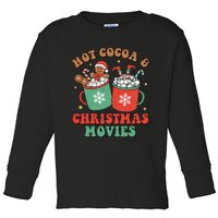 Cozy Holiday Vibes Festive Gingerbread Man Mug Toddler Long Sleeve Shirt