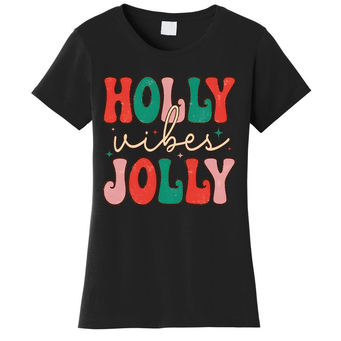 Cute Holly Vibes Jolly Women's T-Shirt