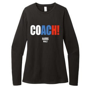 Coach Harris Waltz 2024 Kamala Harris Coach Walz 2024 Coach Womens CVC Long Sleeve Shirt