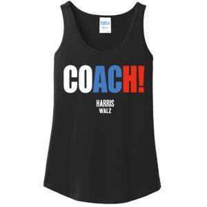 Coach Harris Waltz 2024 Kamala Harris Coach Walz 2024 Coach Ladies Essential Tank